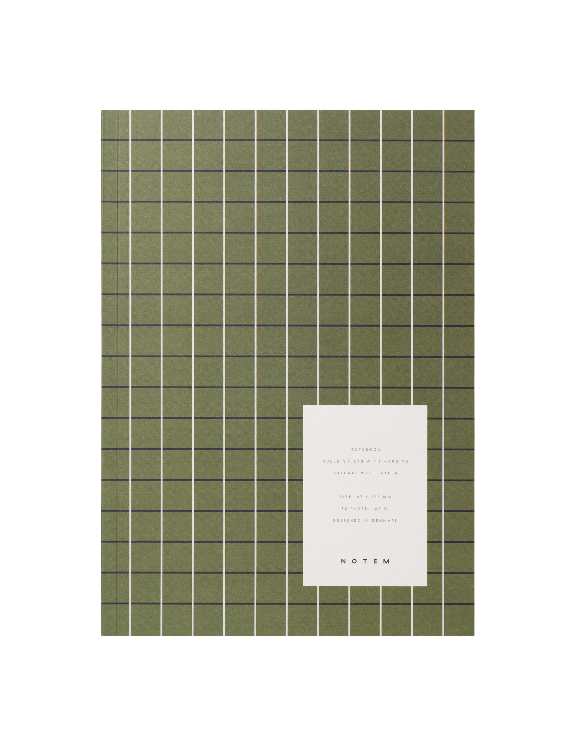 VITA notesbog, medium - Green Grid